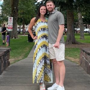 Young Fabulous and Broke Tie-Dye Maxi Dress